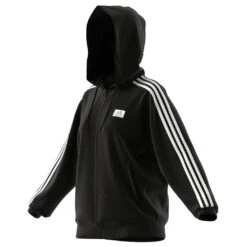 ADIDAS Women's 3-Stripes FT Full Zip O Hoodie - Hoodie -Outdoor Bekleidungs Laden adidas womens 3 stripes ft full zip o hoodie hoodie detail 5