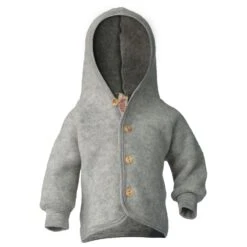 Engel Kinder Kapuzenjacke Mit Holzknöpfen - Wolljacke -Outdoor Bekleidungs Laden engel kinder kapuzenjacke mit holzknoepfen wolljacke 1