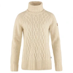 FJÄLLRÄVEN Women's Övik Cable Knit Roller Neck - Wollpullover -Outdoor Bekleidungs Laden fjaellraeven womens oevik cable knit roller neck wollpullover 1
