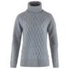 FJÄLLRÄVEN Women's Övik Cable Knit Roller Neck - Wollpullover -Outdoor Bekleidungs Laden fjaellraeven womens oevik cable knit roller neck wollpullover