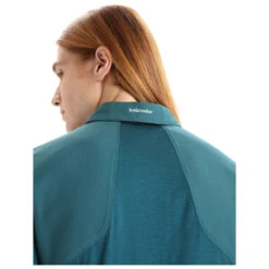 Icebreaker Hike S/S Top - Merinoshirt -Outdoor Bekleidungs Laden icebreaker hike s s top merinoshirt detail 6