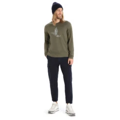 Icebreaker Tech Lite II L/S Tee Skiing Yeti - Merinoshirt -Outdoor Bekleidungs Laden icebreaker tech lite ii l s tee skiing yeti merinoshirt detail 6