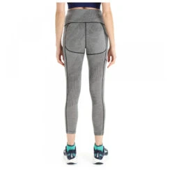 Icebreaker Women's Fastray High Rise Tights Gridlines - Leggings -Outdoor Bekleidungs Laden icebreaker womens fastray high rise tights gridlines leggings detail 4