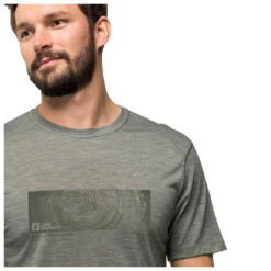 Jack Wolfskin Kammweg Graphic S/S - Funktionsshirt -Outdoor Bekleidungs Laden jack wolfskin kammweg graphic s s funktionsshirt detail 4