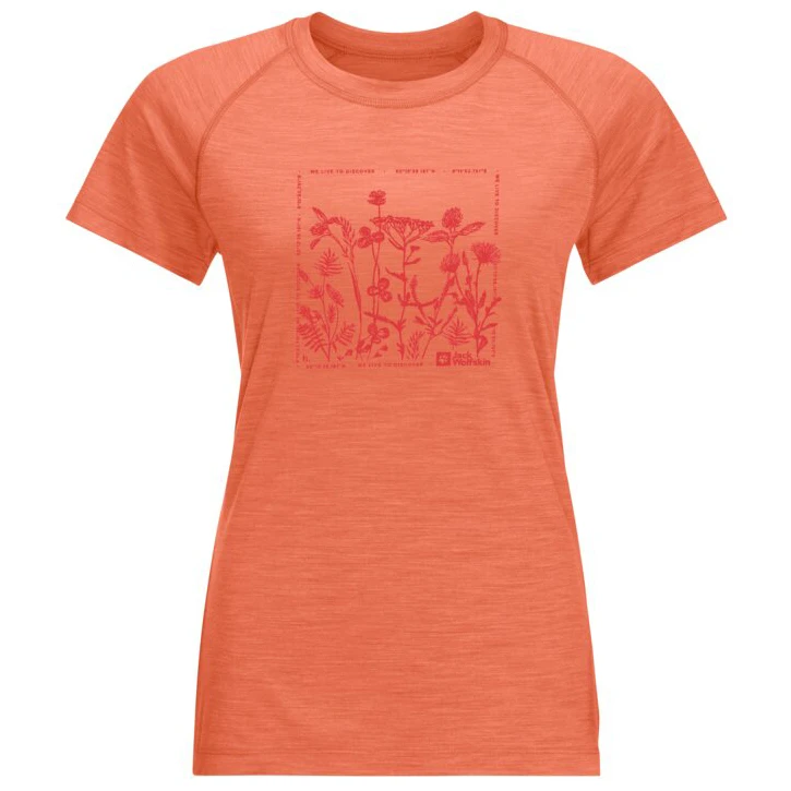 Jack Wolfskin Women's Kammweg Graphic S/S - Merinoshirt 7 Jack Wolfskin Women's Kammweg Graphic S/S - Merinoshirt – Bild 5