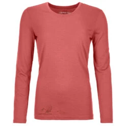 Ortovox Women's 185 Merino Logo Spray L/S - Merinoshirt -Outdoor Bekleidungs Laden ortovox womens 185 merino logo spray l s merinoshirt 1
