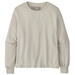 Patagonia Women's Regenerative Organic Pilot Cotton Essentia - Pullover -Outdoor Bekleidungs Laden patagonia womens regenerative organic pilot cotton essentia pullover 1