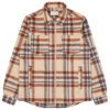 Revolution Checked Wool-Blend Overshirt With Zipper - Hemd 1 Revolution Checked Wool-Blend Overshirt With Zipper - Hemd -Outdoor Bekleidungs Laden revolution checked wool blend overshirt with zipper hemd