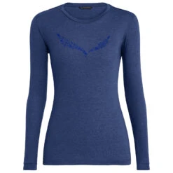 SALEWA Women's Solidlogo Dry L/S Tee - Funktionsshirt -Outdoor Bekleidungs Laden salewa womens solidlogo dry l s tee funktionsshirt 2