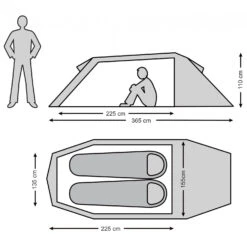 Stoic AdakSt. II 2P - 2-Personen Zelt -Outdoor Bekleidungs Laden stoic adakst ii 2p 2 personen zelt detail 12