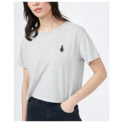 Tentree Women's Golden Spruce Crop T-Shirt - T-Shirt -Outdoor Bekleidungs Laden tentree womens golden spruce crop t shirt t shirt detail 2
